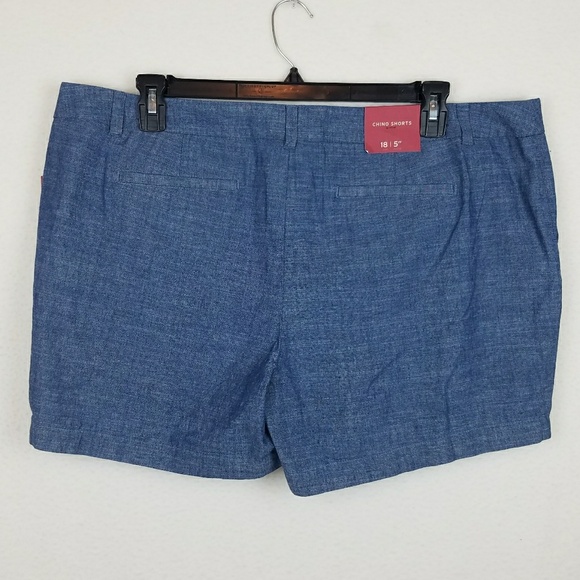 Chambray Chino Shorts 5" inseam - Picture 4 of 5